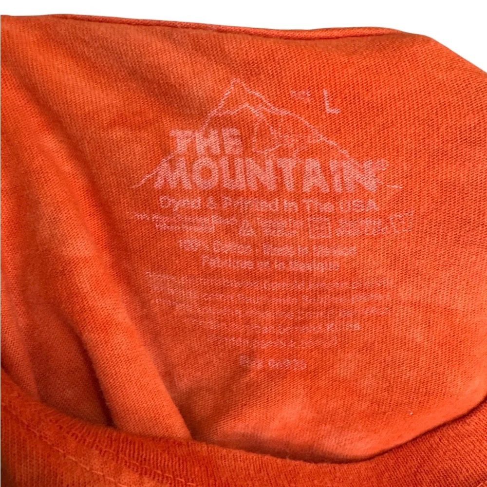 Illinois Fighting Illini The Mountain Men’s Orange Tie Dye‎ T-Shirt Size Large